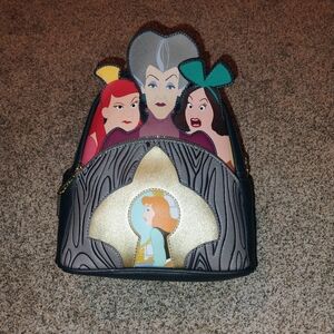 Loungefly Disney Cinderella Stepmother & Step Sisters Mini Backpack - New